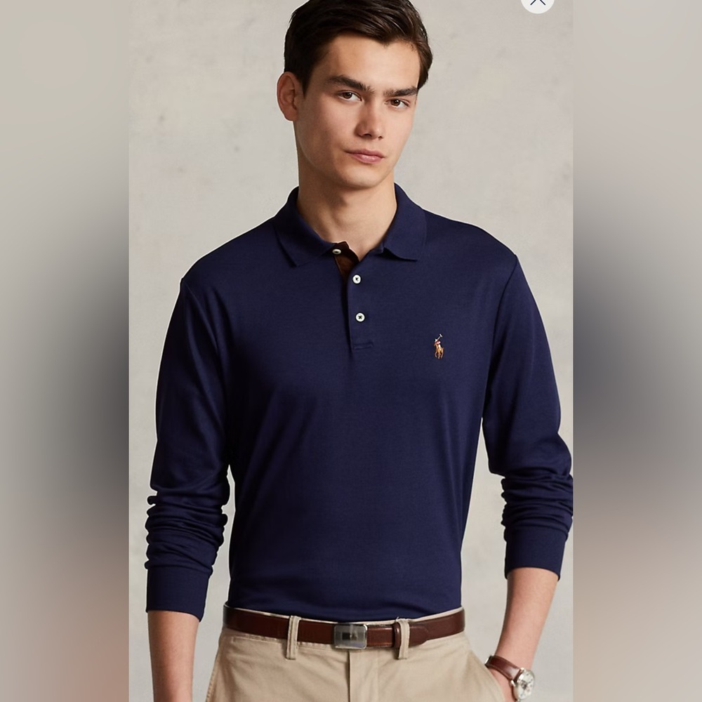 Polo by Ralph Lauren Classic Fit Soft Cotton Polo Shirt size XL